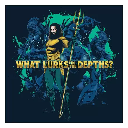 Aquaman Canvas Print What lurks in the Depths 40 x 40 cm product photo