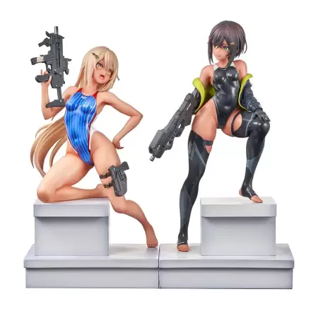 Arms Note Statue 1/7 Swim Team Bucho-chan and Kohai-chan 22 cm termékfotója