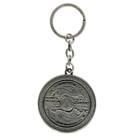 Assasins Creed Valhalla 3D shield metal keychain product photo