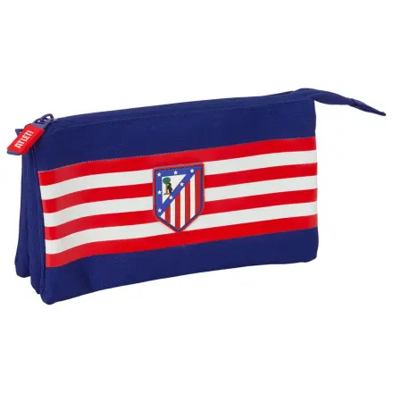 Atletico de Madrid triple pencil case product photo