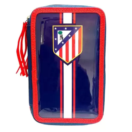 Atletico de Madrid triple pencil case product photo
