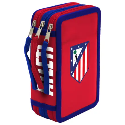Atletico de Madrid triple pencil case product photo
