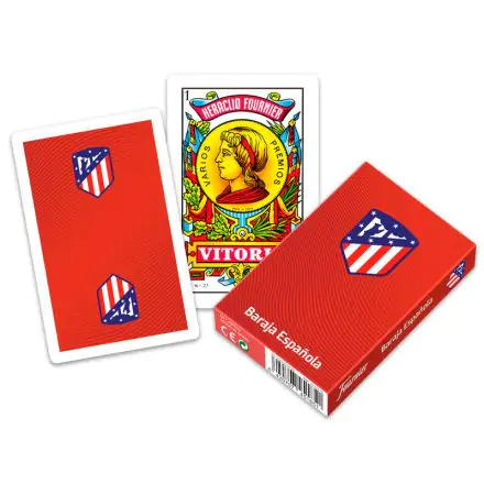 Atletico Madrid Spanish deck of cards product photo