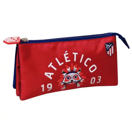 Atletico Madrid triple pencil case product photo