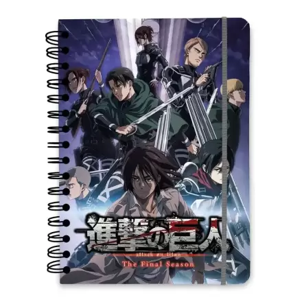 Attack on Titan A5 notebook termékfotója