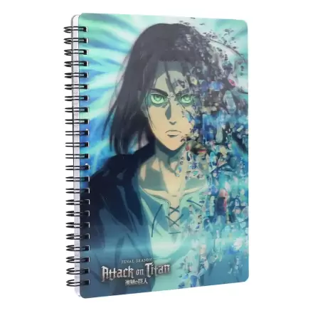 Attack on Titan Notebook with 3D-Effect Blue termékfotója