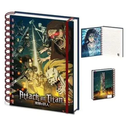 Attack on Titan notebook Season 4 A5 product photo
