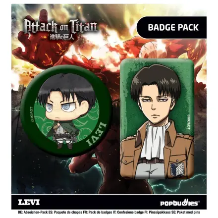 Attack on Titan Badges 2-Pack Levi product photo