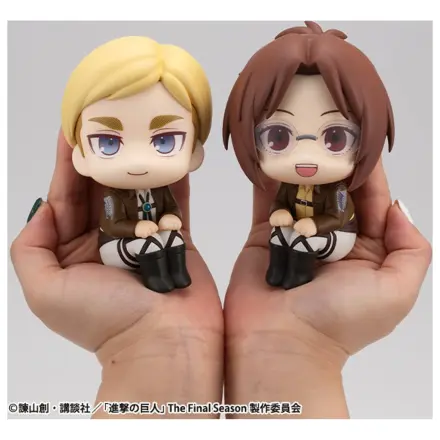 Attack on Titan Look Up PVC Statues Hange Zoe & Erwin Smith (with gift) 11 cm            product photo