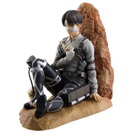 Attack on Titan Mega Impact Levi Battle of Heaven and Earth Ichibansho figure 11cm product photo