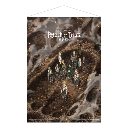 Attack on Titan: The Final Season Wallscroll Following the Rumbling 50 x 70 cm termékfotója
