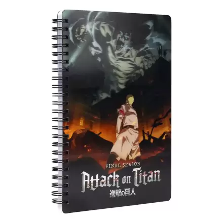 Attack on Titan Notebook with 3D-Effect Titan termékfotója