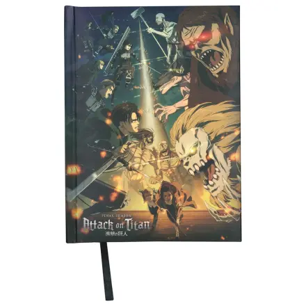 Attack on Titans Strugglen Notebook with light product photo