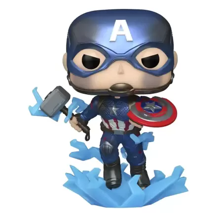 Avangers Endgame POP! Vinyl Figure Captain America w/Hammer (GW) (MT) 9 cm product photo