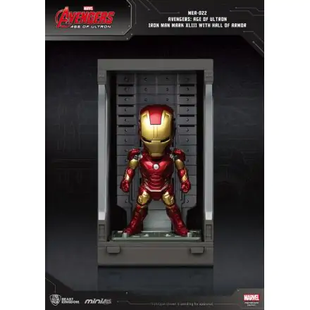 Avengers Age of Ultron Mini Egg Attack Action Figure Hall of Armor Iron Man Mark XLIII 8 cm product photo
