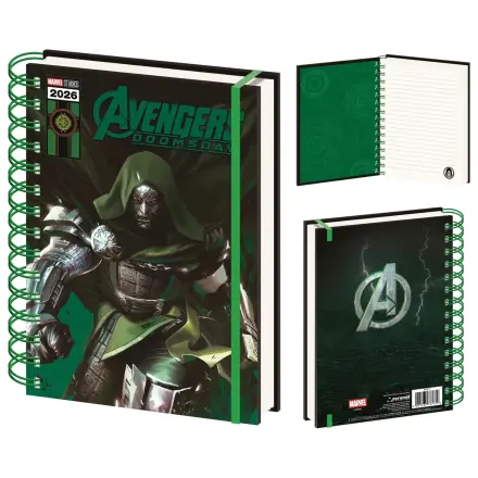 Avengers Doomsday Doctor Doom A5 Lenticular Notebook product photo