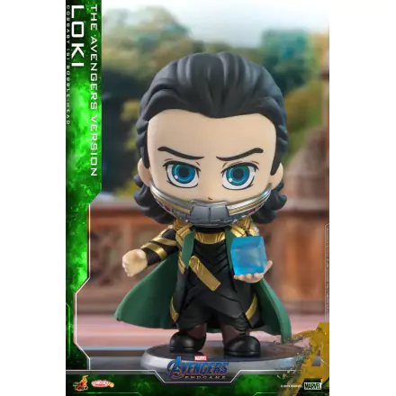 Avengers: Endgame Cosbaby (S) Mini Figure Loki (Prisoner Version) 10 cm termékfotója