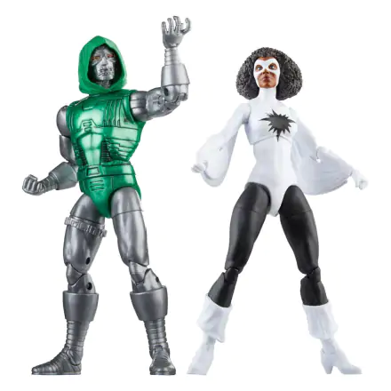 Avengers Marvel Legends Action Figures Captain Marvel vs. Doctor Doom 15 cm termékfotója