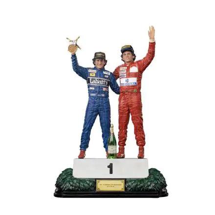 Ayrton Senna Deluxe Art Scale Statue 1/10 Alain Prost & Ayrton Senna (The Last Podium 1993) 27 cm product photo
