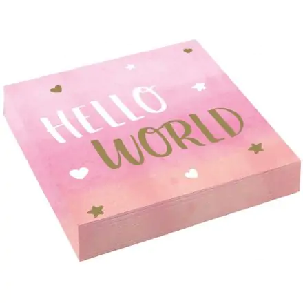Baby Girl Napkins 16 pc 33*33 cm product photo