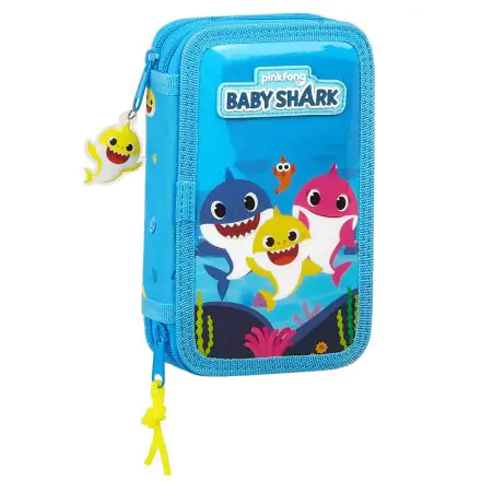 Baby Shark double pencil case 28pcs product photo