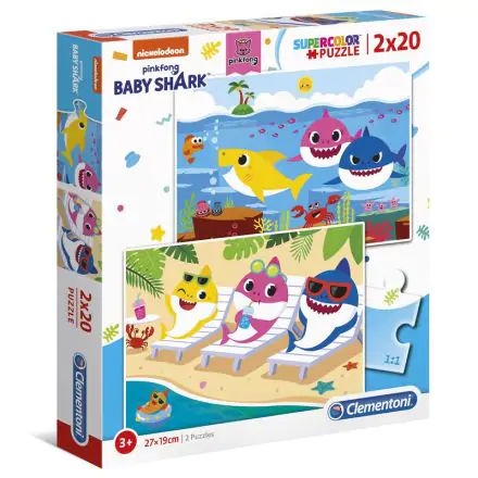 Baby Shark puzzle 2x20pcs product photo