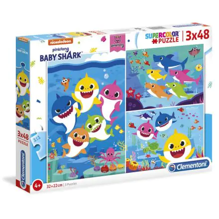 Baby Shark puzzle 3x48pcs product photo