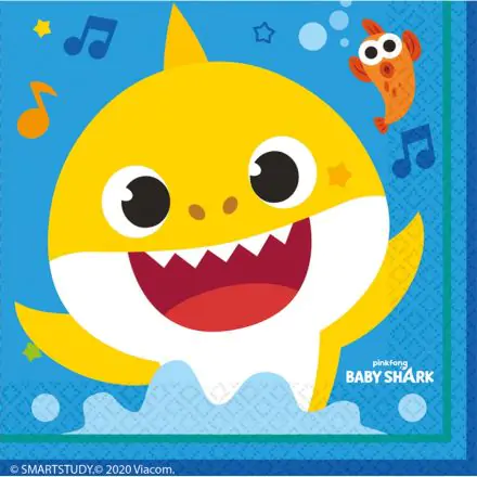 Baby Shark Napkins 16 pc 33*33 cm product photo