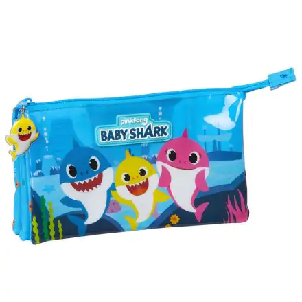 Baby Shark triple pencil case product photo