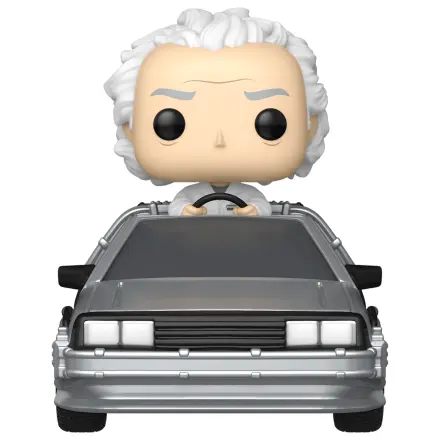 Back to the Future Funko POP! Rides Deluxe Vinyl Figure Doc w/Time Machine 9 cm product photo
