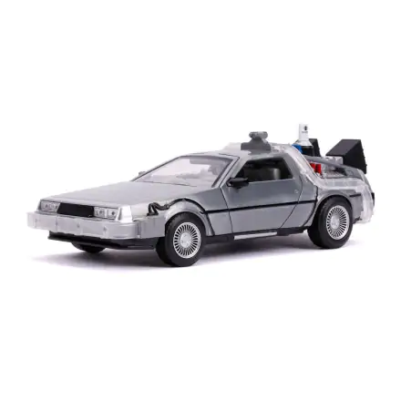 Back to the Future II Hollywood Rides Diecast Model 1/24 DeLorean Time Machine termékfotója