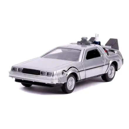 Back to the Future II Hollywood Rides Diecast Model 1/32 DeLorean Time Machine termékfotója