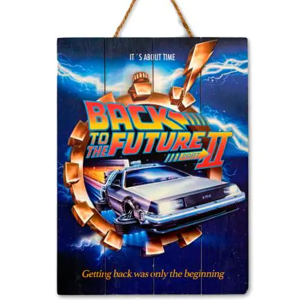 Back to the Future 2 WoodArts 3D Wooden Wall Art It's about time 30 x 40 cm product photo