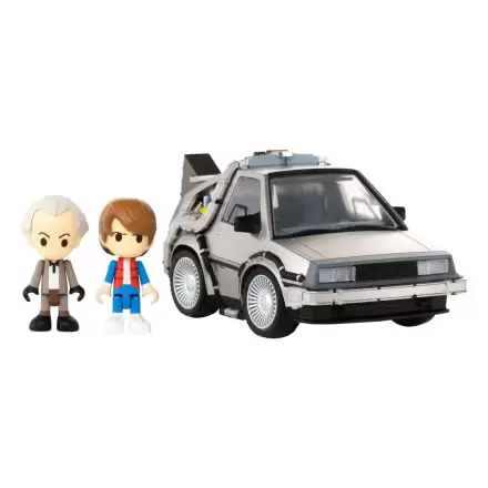 Back to the Future Q-Village Vehicle with mini-figures Time Machine 9 cm product photo