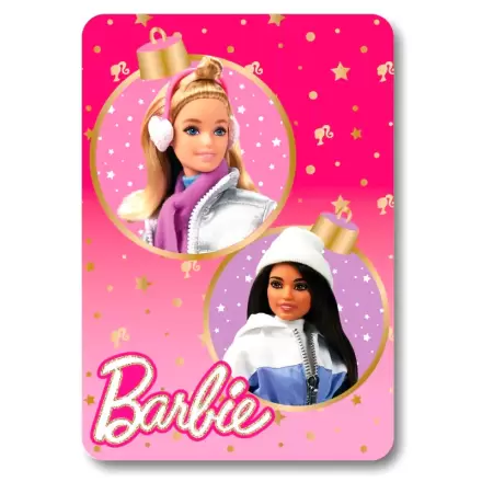 Barbie Christmas polar blanket product photo