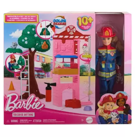 Barbie Firefighter fire station doll termékfotója