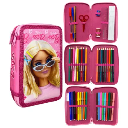 Barbie Glam Style Filled Triple Pencil Case product photo