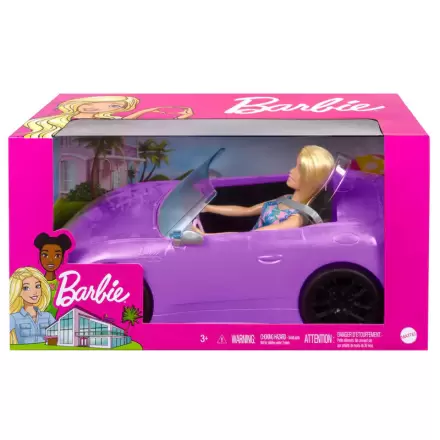 Barbie Purple Convertible + doll product photo