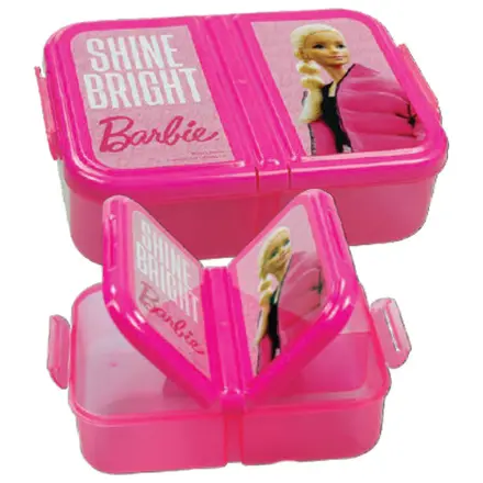 Barbie Shine Bright Multi-Compartment Lunch Box, Sandwich Box product photo
