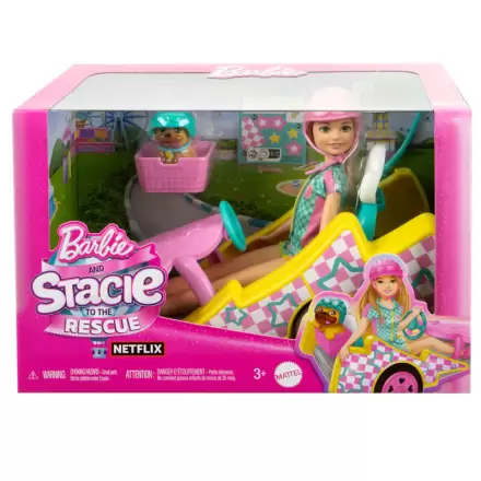 Barbie Stacie to the Rescue doll + Kart termékfotója