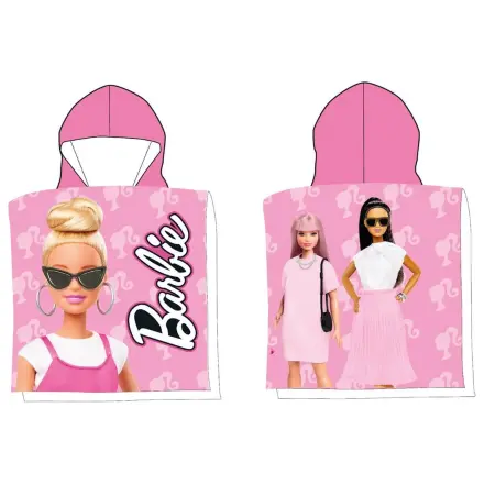 Barbie Street Style Beach Towel Poncho 50x100 cm product photo
