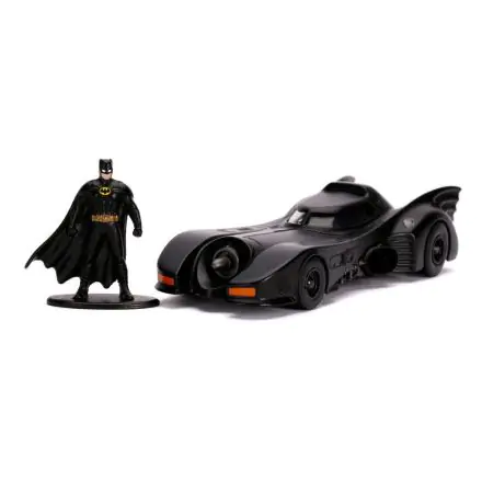 Batman 1989 Hollywood Rides Diecast Model 1/32 1989 Batmobile with Figure termékfotója