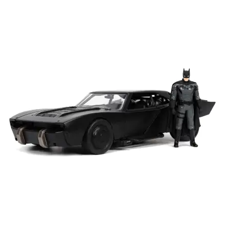 Batman 2022 Hollywood Rides Diecast Model 1/24 2022 Batmobile with Figure termékfotója