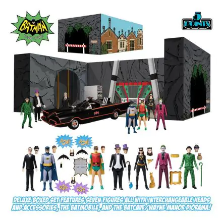 Batman Classic TV Series 5 Points Action Figures Deluxe Box Set Batman (1966) 9 cm product photo