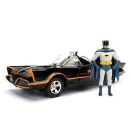 Batman Diecast Model 1/24 1966 Classic TV Series Batmobile with figure termékfotója