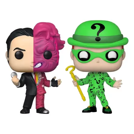 Batman Forever POP! Heroes Vinyl Figures 2-Pack Two-Face & The Riddler (GITD) 9 cm product photo