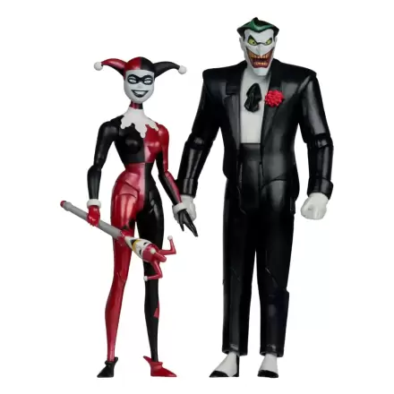 Batman: The Animated Series DC Direct Action Figures Harley Quinn & The Joker (Mad Love) (Gold Label) 18 cm product photo