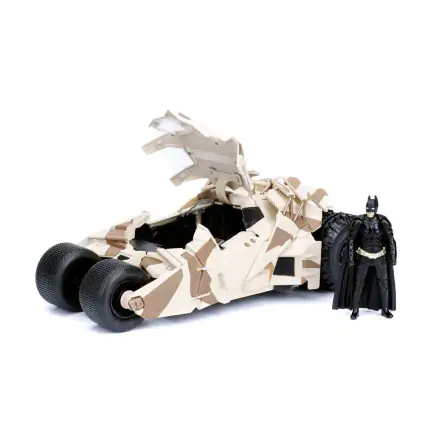 Batman The Dark Knight Diecast Model 1/24 2008 Batmobile Camo with figure termékfotója