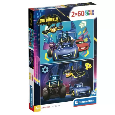 DC Comics Batwheels puzzle 2x60pcs termékfotója