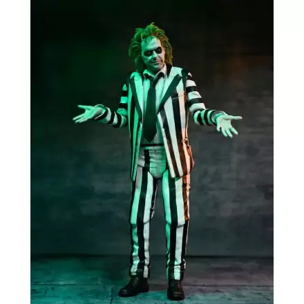 Beetlejuice Beetlejuice Action Figure 7 Scale Ultimate Striped Suit Beetlejuice 18 cm termékfotója